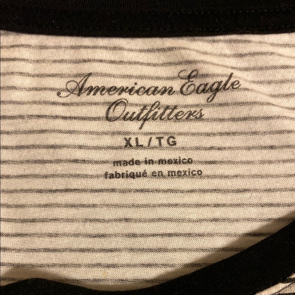 Black and White Striped Women's Top - Picture 5 of 7